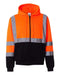 Kishigo - Hi-Vis Full-Zip Hooded Sweatshirt - JS102-103