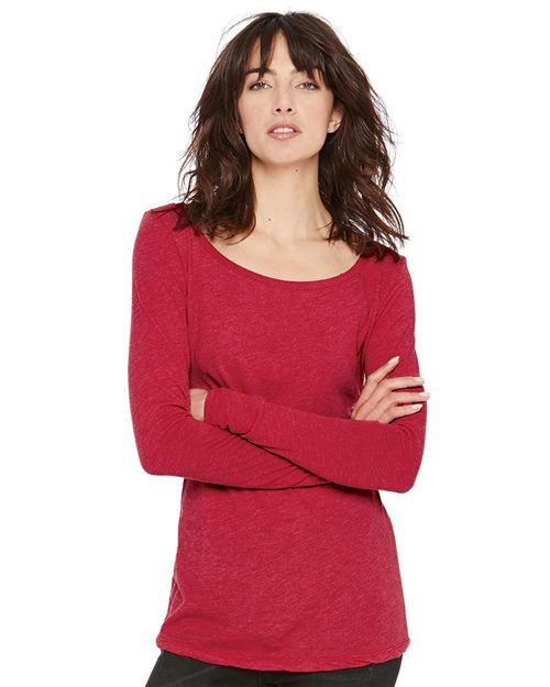 Next Level - Women’s Triblend Long Sleeve Scoop - 6731