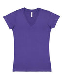 LAT - Junior Fit V-Neck Fine Jersey Tee - 3607