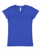 LAT - Junior Fit V-Neck Fine Jersey Tee - 3607