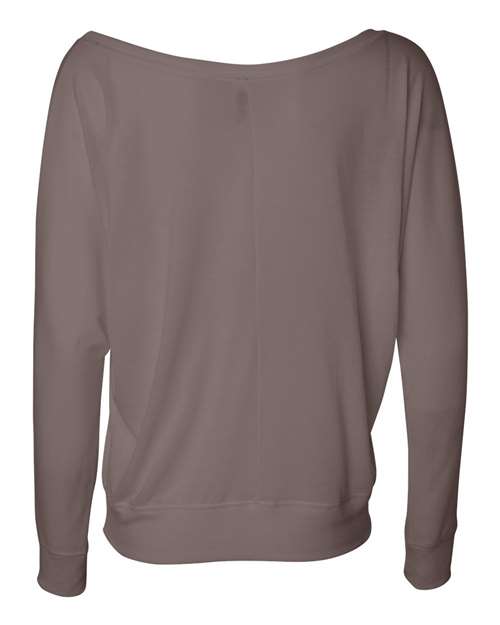 BELLA + CANVAS - Women’s Flowy Off Shoulder Long Sleeve Tee - 8850