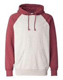 J. America - Vintage Heather Hooded Sweatshirt - 8885