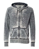 J. America - Vintage Zen Fleece Full-Zip Hooded Sweatshirt - 8916