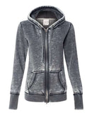 J. America - Women's Zen Fleece Full-Zip Hooded Sweatshirt - 8913