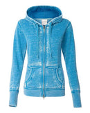 J. America - Women's Zen Fleece Full-Zip Hooded Sweatshirt - 8913