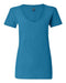 J. America - Women's V-Neck Slub T-Shirt - 8169