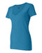 J. America - Women's V-Neck Slub T-Shirt - 8169