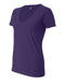 J. America - Women's V-Neck Slub T-Shirt - 8169