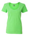 J. America - Women's V-Neck Slub T-Shirt - 8169