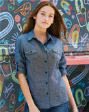 Burnside - Women's Long Sleeve Chambray - 5255