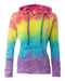 MV Sport - Women’s Courtney Burnout V-Notch Hooded Sweatshirt - W1162