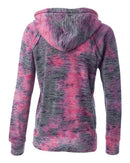 MV Sport - Women’s Courtney Burnout V-Notch Hooded Sweatshirt - W1162