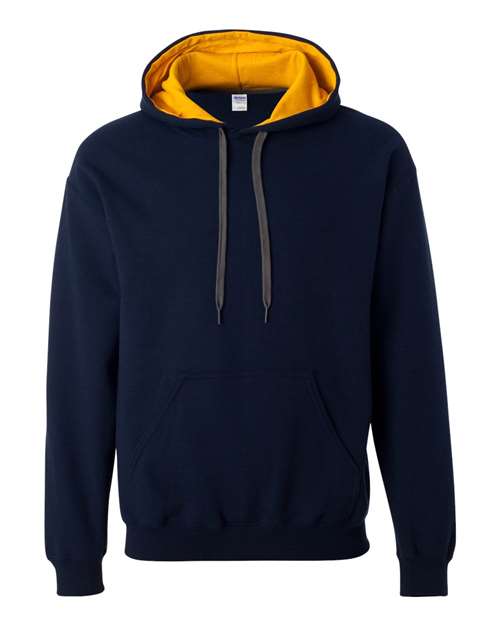 Gildan - Heavy Blend™ Contrast-Color Hooded Sweatshirt - 185C00