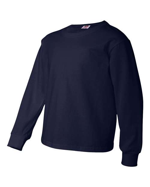 Fruit of the Loom - HD Cotton Youth Long Sleeve T-Shirt - 4930BR