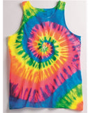 Dyenomite - Multi-Color Spiral Unisex Tank Top - 420MS