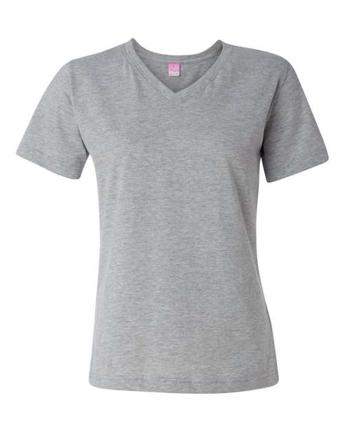 LAT - Women's V-Neck Premium Jersey Tee - 3587