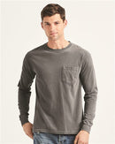Comfort Colors - Garment-Dyed Heavyweight Long Sleeve Pocket T-Shirt - 4410 (More Color)