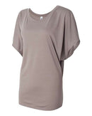 BELLA + CANVAS - Women’s Flowy Draped Dolman Tee - 8821