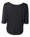 BELLA + CANVAS - Women's Flowy Boxy Half-Sleeve V-Neck Tee - 8825