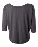 BELLA + CANVAS - Women's Flowy Boxy Half-Sleeve V-Neck Tee - 8825