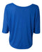 BELLA + CANVAS - Women's Flowy Boxy Half-Sleeve V-Neck Tee - 8825