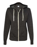 Independent Trading Co. - Unisex Heathered French Terry Full-Zip Hooded Sweatshirt - PRM90HTZ