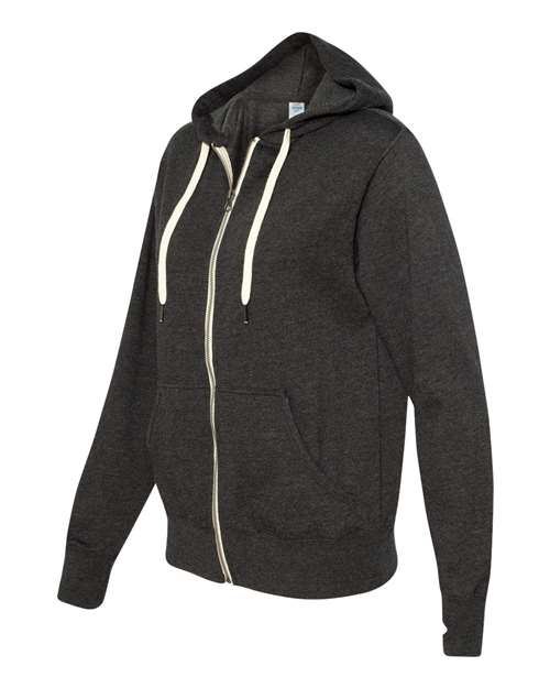 Independent Trading Co. - Unisex Heathered French Terry Full-Zip Hooded Sweatshirt - PRM90HTZ