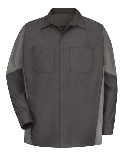 Red Kap - Long Sleeve Automotive Crew Shirt - SY10