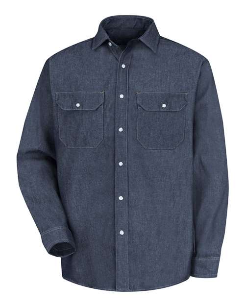 Red Kap - Deluxe Denim Long Sleeve Shirt - SD78