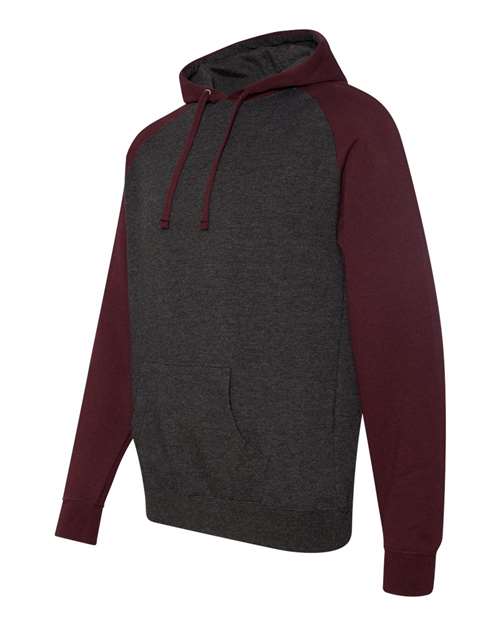 Independent Trading Co. - Raglan Hooded Sweatshirt - IND40RP