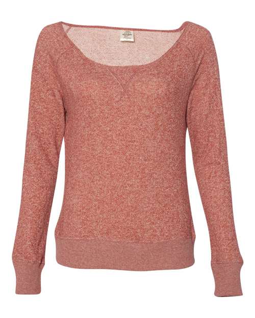 Independent Trading Co. - Juniors' Wide Neck Sweaterfleece Crew - PRM2400