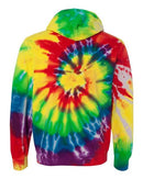 Dyenomite - Multi-Color Spiral Pullover Hooded Sweatshirt - 854MS