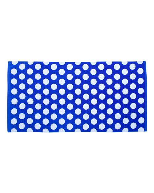 Carmel Towel Company - Polka Dot Velour Beach Towel - C3060P