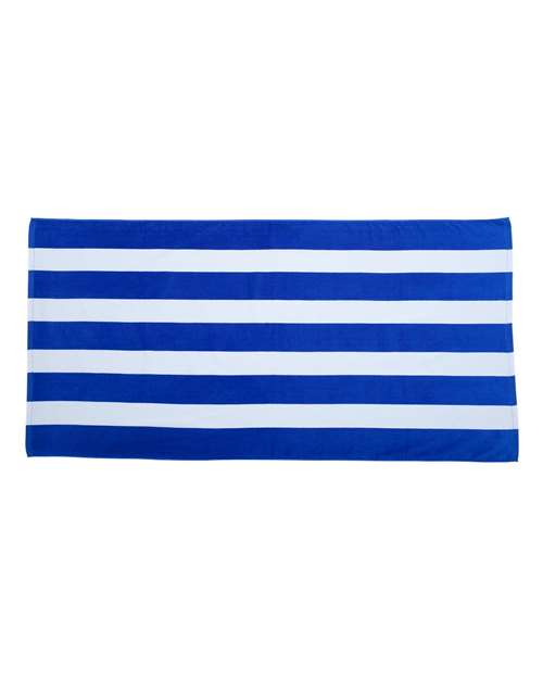 Carmel Towel Company - Cabana Stripe Velour Beach Towel - C3060S