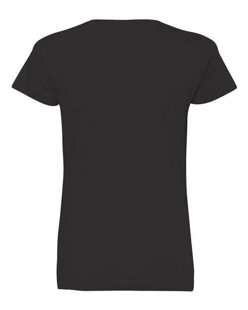 LAT - Women's V-Neck Fine Jersey Tee - 3507