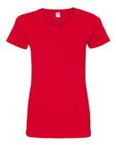 LAT - Women's V-Neck Fine Jersey Tee - 3507 (More Color)