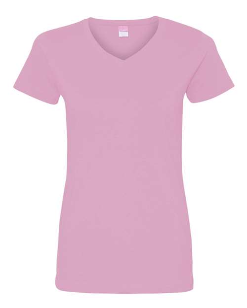 LAT - Women's V-Neck Fine Jersey Tee - 3507 (More Color)