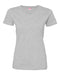 LAT - Women's V-Neck Fine Jersey Tee - 3507