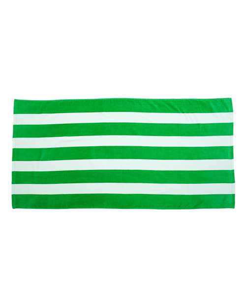 Carmel Towel Company - Cabana Stripe Velour Beach Towel - C3060S