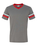 Augusta Sportswear - V-Neck Jersey with Striped Sleeves - 360