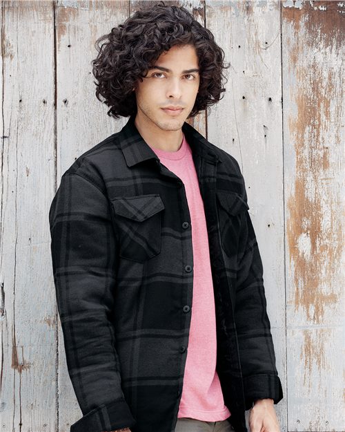 J. America - Quilted Flannel Jacket - 8610