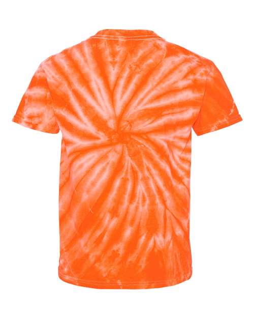 Dyenomite - Youth Cyclone Vat-Dyed Pinwheel Short Sleeve T-Shirt - 20BCY