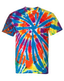 Dyenomite - Rainbow Cut-Spiral Tie-Dyed T-Shirt - 200TD