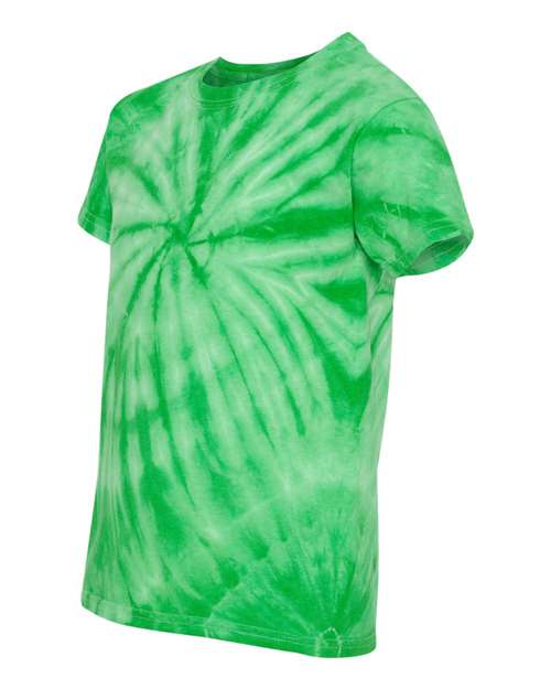 Dyenomite - Youth Cyclone Vat-Dyed Pinwheel Short Sleeve T-Shirt - 20BCY