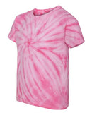 Dyenomite - Youth Cyclone Vat-Dyed Pinwheel Short Sleeve T-Shirt - 20BCY