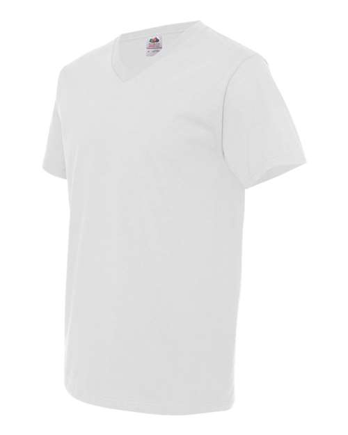 Fruit of the Loom - HD Cotton V-Neck T-Shirt - 39VR