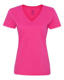 Fruit of the Loom - HD Cotton Women's V-Neck T-Shirt - L39VR