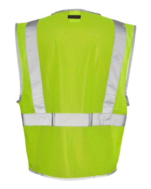 Kishigo - Premium Brilliant Series® Three-Pocket Zippered Mesh Vest - 1507-1508