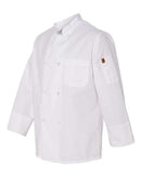 Chef Designs - Eight Knot Button Chef Coat with Thermometer Pocket - 0414