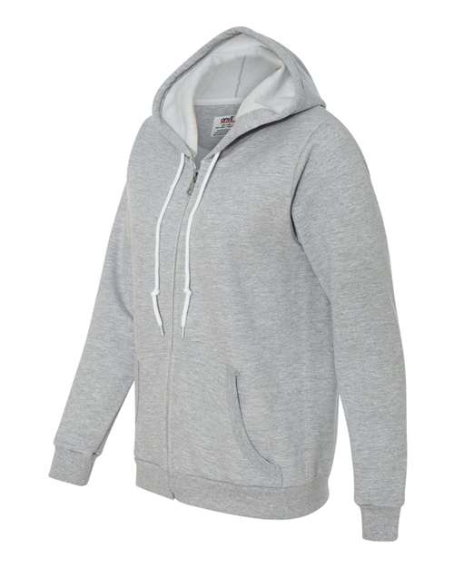 Anvil - Women's Full-Zip Hooded Sweatshirt - 71600FL